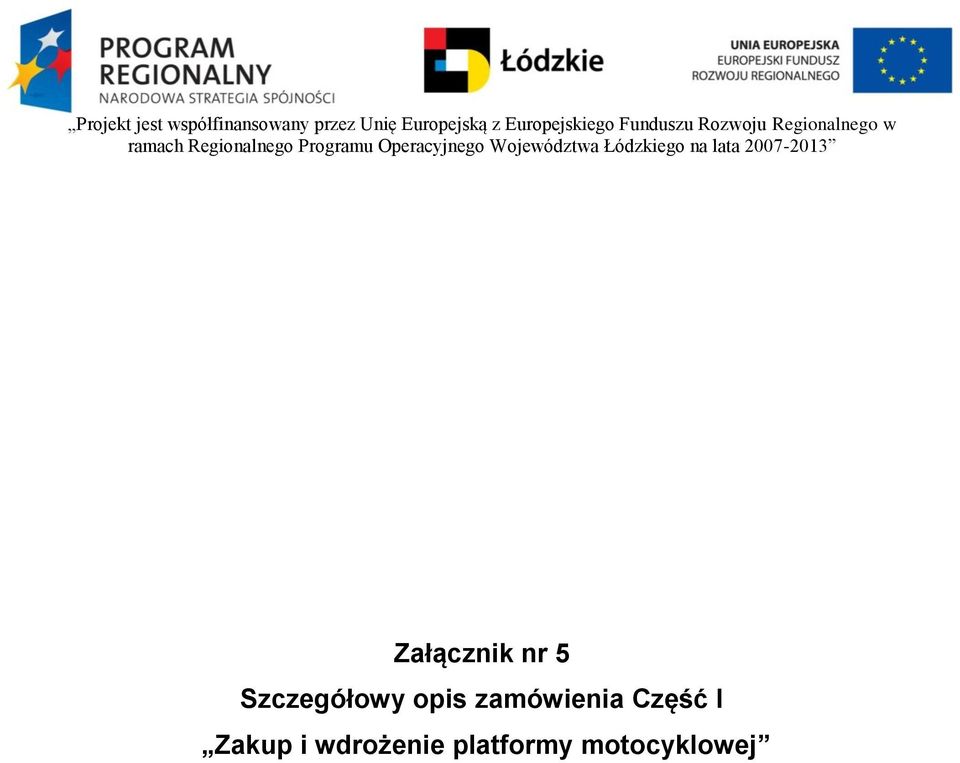 zamówienia Część I