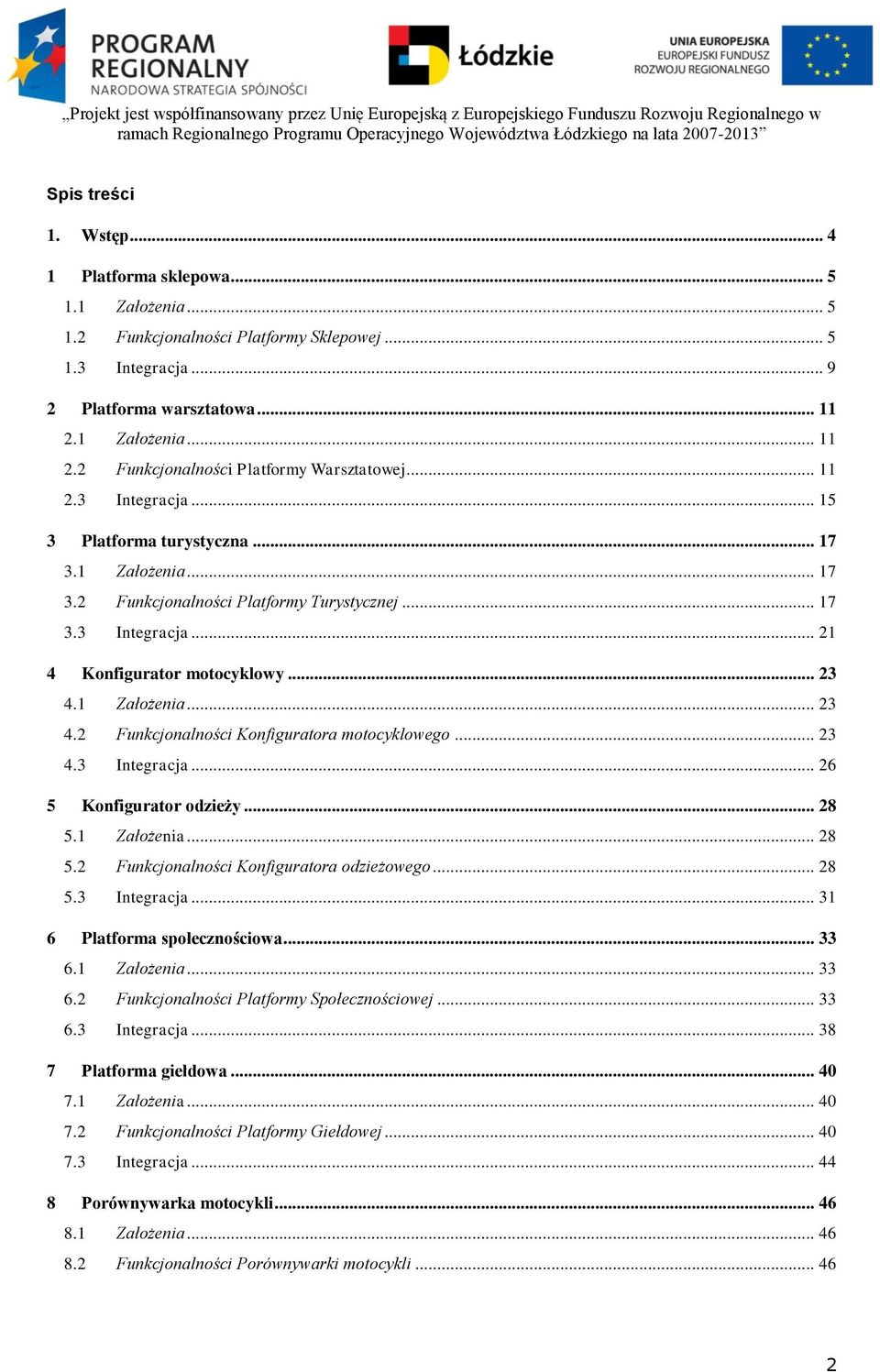 .. 23 4.1 Założenia... 23 4.2 Funkcjonalności Konfiguratora motocyklowego... 23 4.3 Integracja... 26 5 Konfigurator odzieży... 28 5.1 Założenia... 28 5.2 Funkcjonalności Konfiguratora odzieżowego.