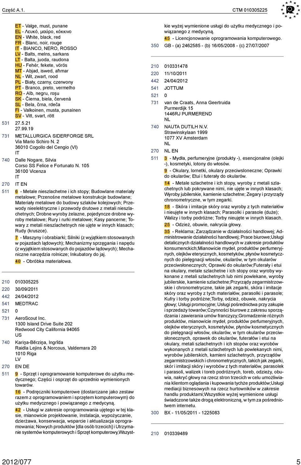 Fehér, fekete, vörös MT - Abjad, iswed, aħmar NL - Wit, zwart, rood PL - Biały, czarny, czerwony PT - Branco, preto, vermelho RO - Alb, negru, roşu SK - Čierna, biela, červená SL - Bela, črna, rdeča