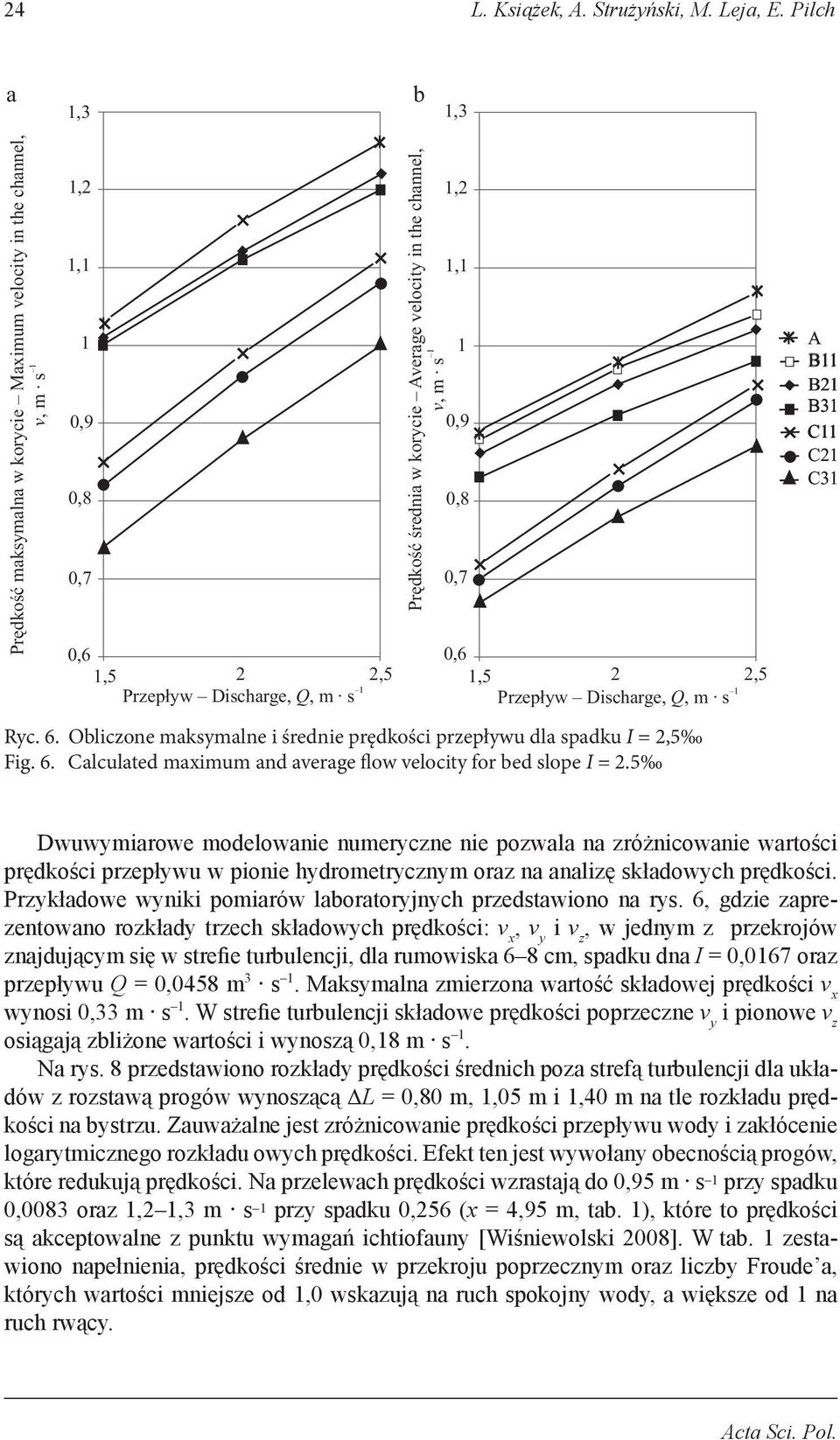 Przykładowe wyniki pomiarów laboratoryjnych przedstawiono na rys.