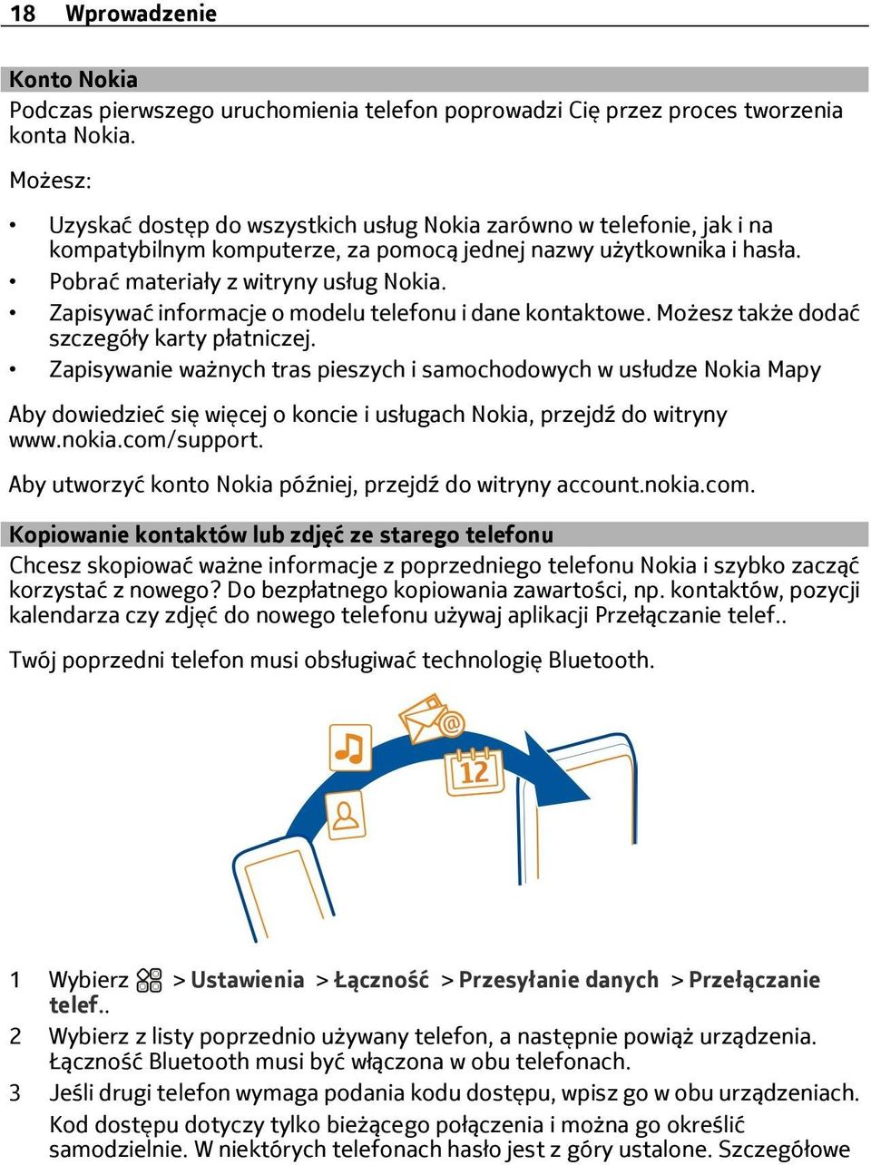 Zapisywać informacje o modelu telefonu i dane kontaktowe. Możesz także dodać szczegóły karty płatniczej.