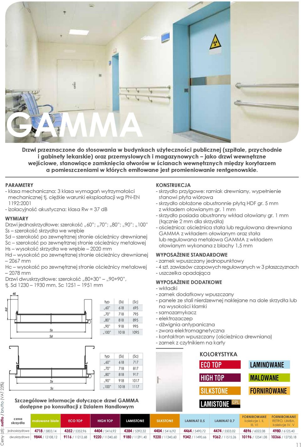 Parametry - klasa mechaniczna: 3 klasa wymagań wytrzymałości mechanicznej tj.