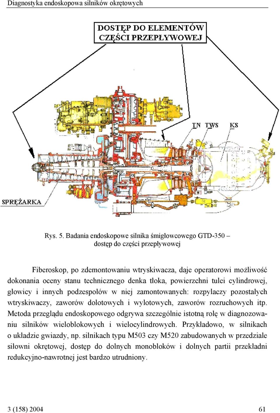 powierzchni tulei cylindrowej, głowicy i innych podzespołów w niej zamontowanych: rozpylaczy pozostałych wtryskiwaczy, zaworów dolotowych i wylotowych, zaworów rozruchowych itp.