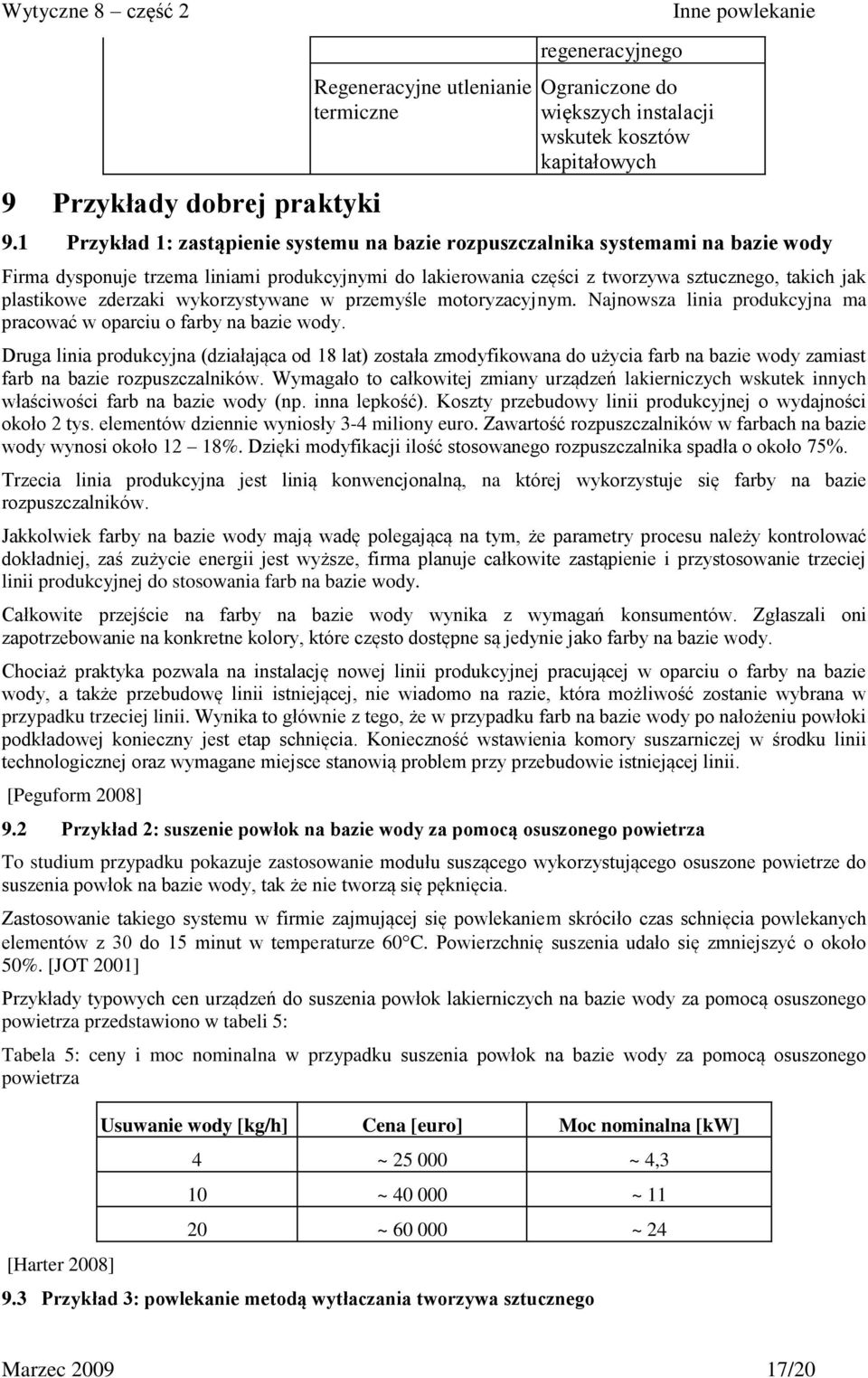 zderzaki wykorzystywane w przemyśle motoryzacyjnym. Najnowsza linia produkcyjna ma pracować w oparciu o farby na bazie wody.