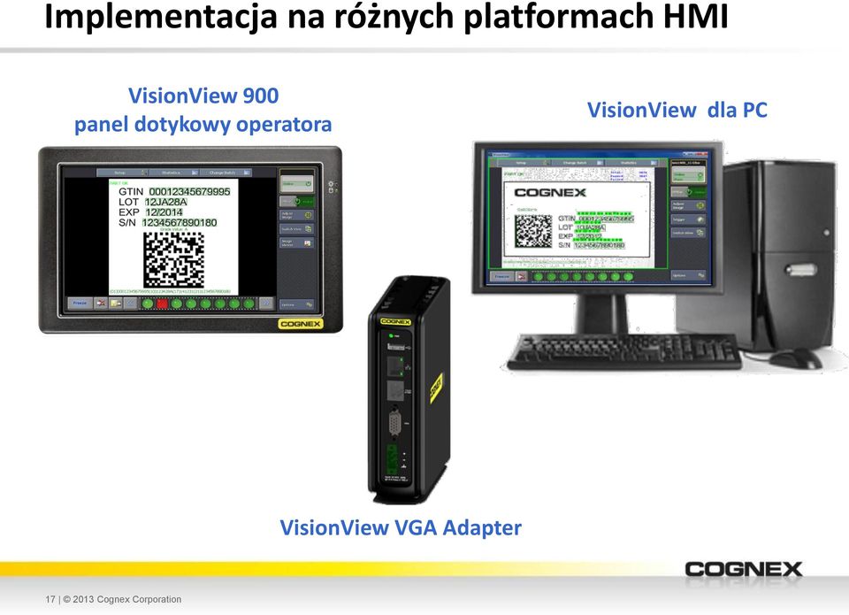 operatora VisionView dla PC