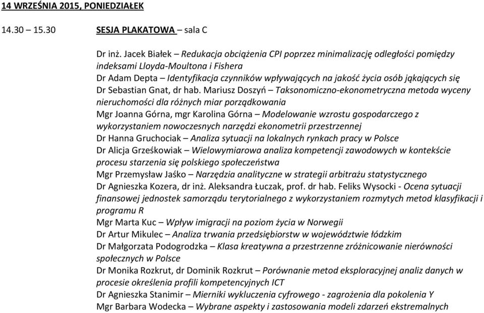 się Dr Sebastian Gnat, dr hab.