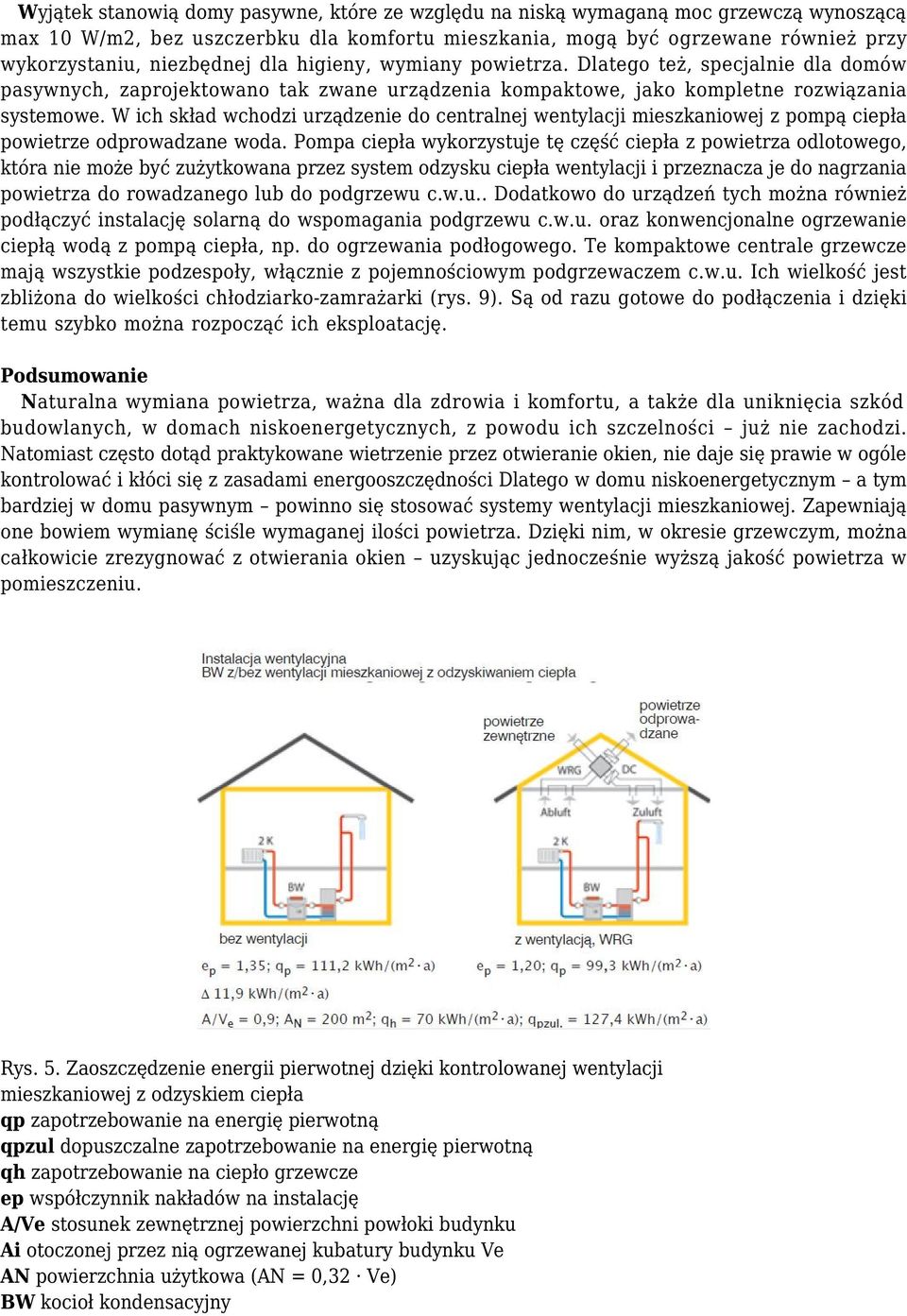 W ich skład wchodzi urządzenie do centralnej wentylacji mieszkaniowej z pompą ciepła powietrze odprowadzane woda.