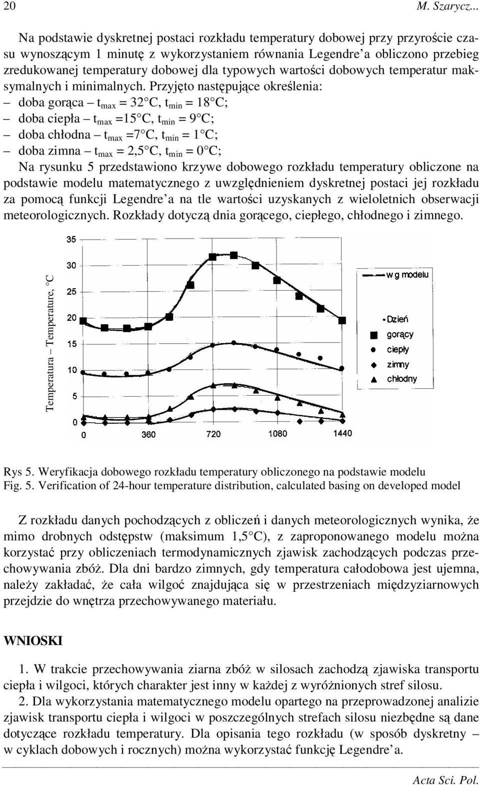 typowych wartoci doowych temperatur maksymalnych i minimalnych.