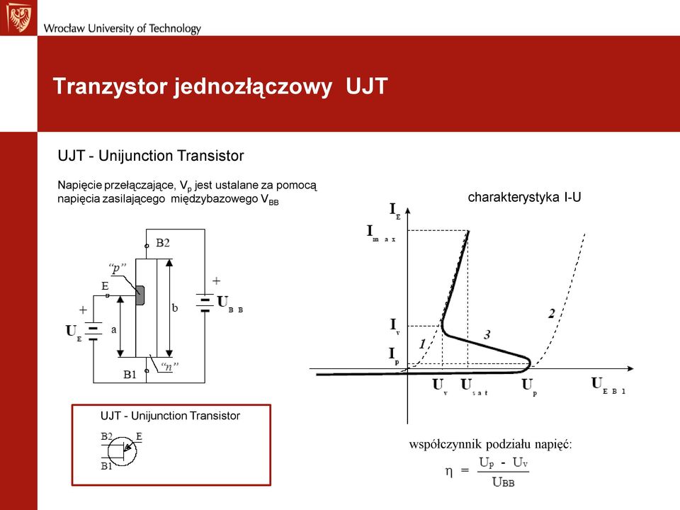 napięcia zasilającego międzybazowego V BB charakterystyka