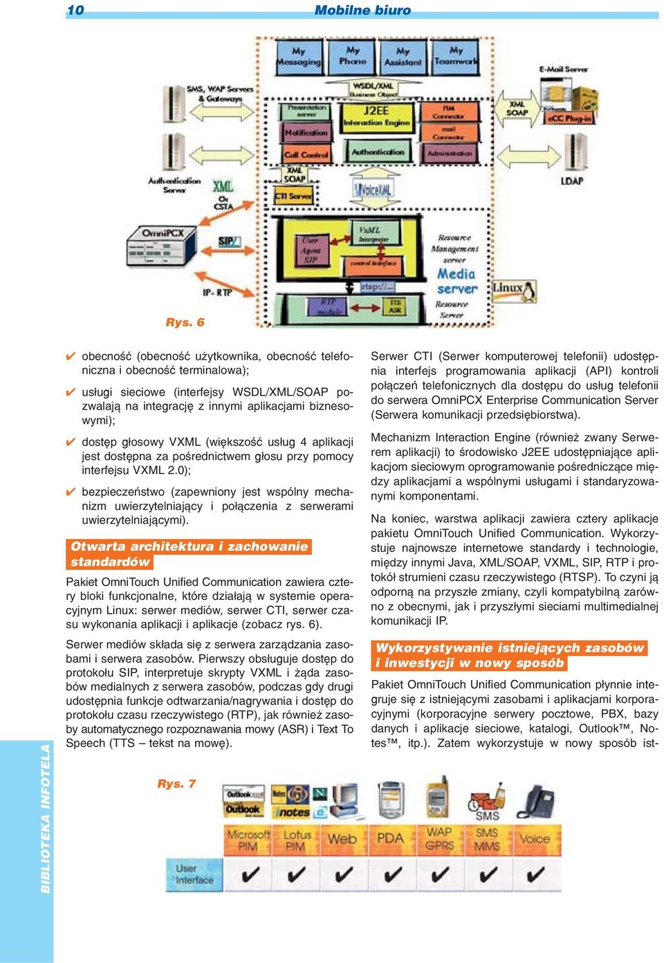 VXML (wiêkszoœæ us³ug 4 aplikacji jest dostêpna za poœrednictwem g³osu przy pomocy interfejsu VXML 2.