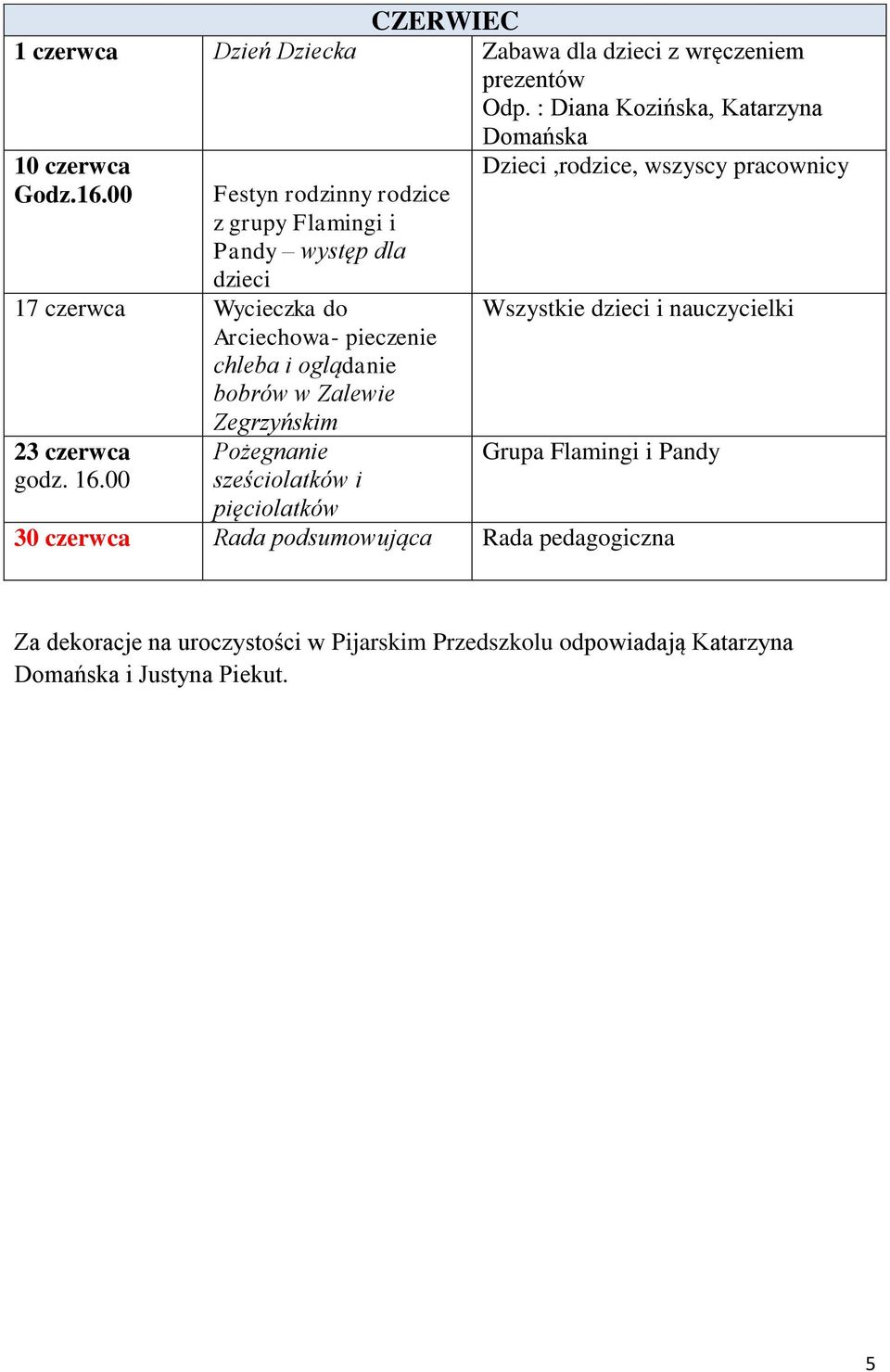 w Zalewie Zegrzyńskim 23 czerwca godz. 16.