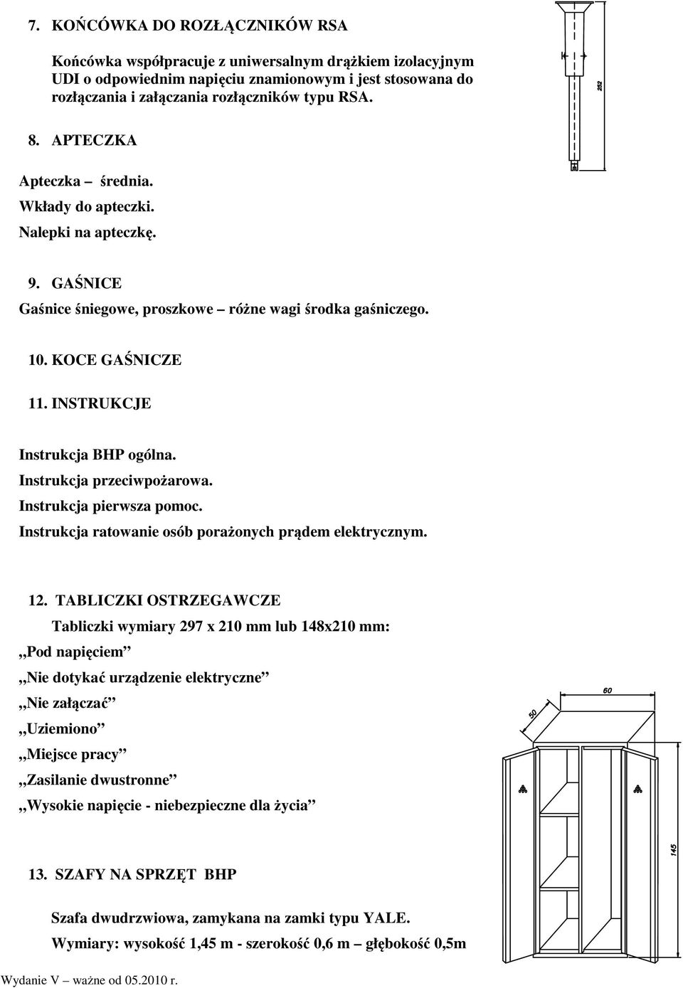 Instrukcja przeciwpożarowa. Instrukcja pierwsza pomoc. Instrukcja ratowanie osób porażonych prądem elektrycznym. 12.