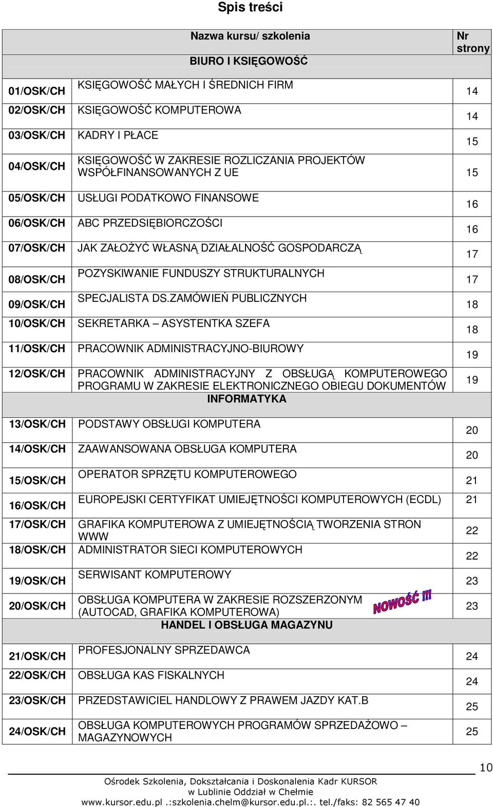 DZIAŁALNOŚĆ GOSPODARCZĄ POZYSKIWANIE FUNDUSZY STRUKTURALNYCH SPECJALISTA DS.