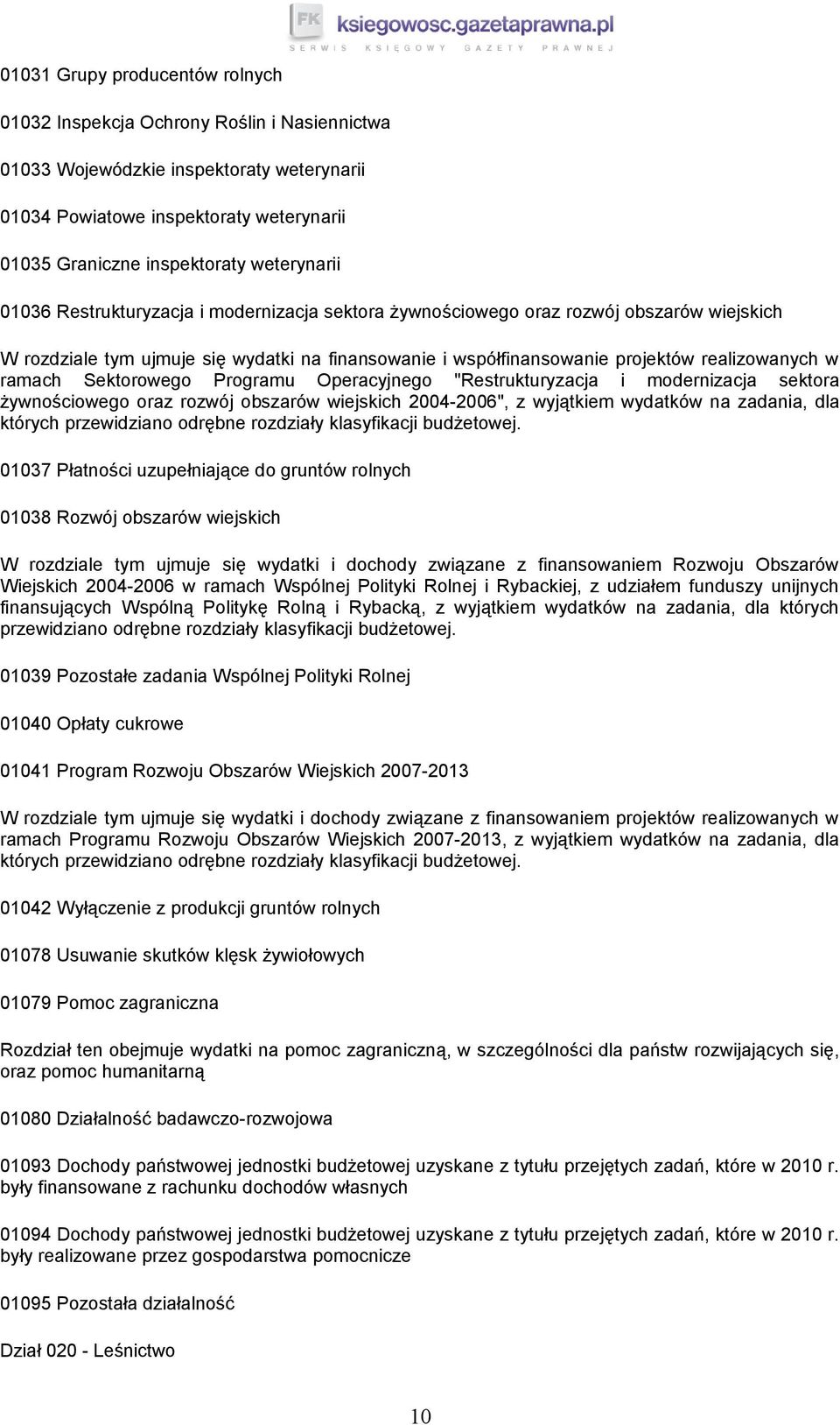 ramach Sektorowego Programu Operacyjnego "Restrukturyzacja i modernizacja sektora żywnościowego oraz rozwój obszarów wiejskich 2004-2006", z wyjątkiem wydatków na zadania, dla których przewidziano