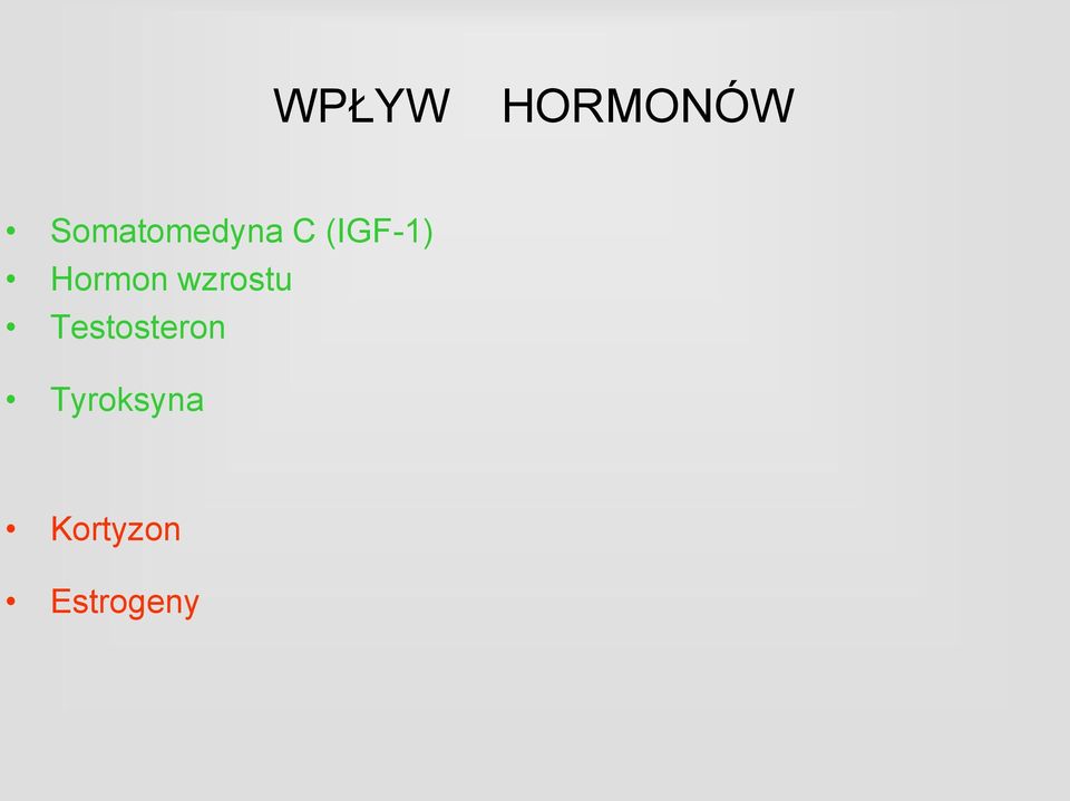 Hormon wzrostu