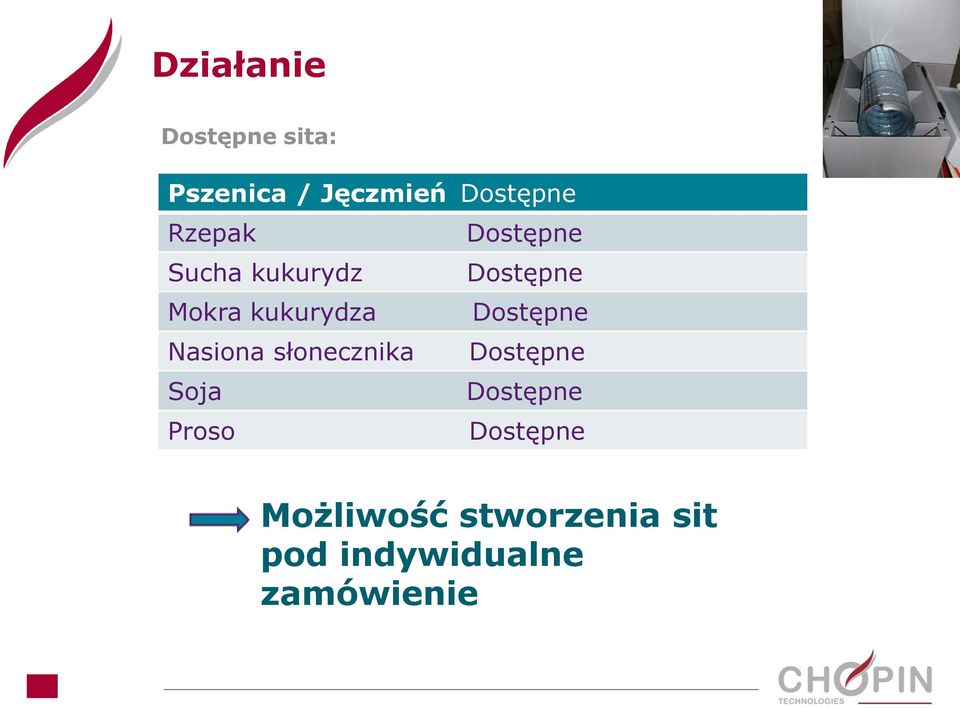 Dostępne Nasiona słonecznika Dostępne Soja Dostępne Proso