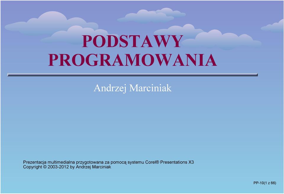pomocą systemu Corel Presentations X3