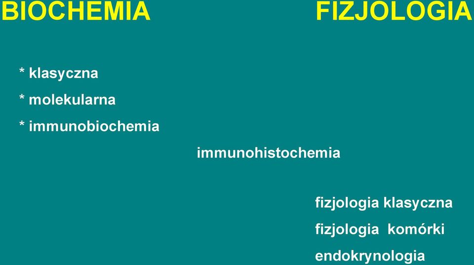 immunohistochemia fizjologia