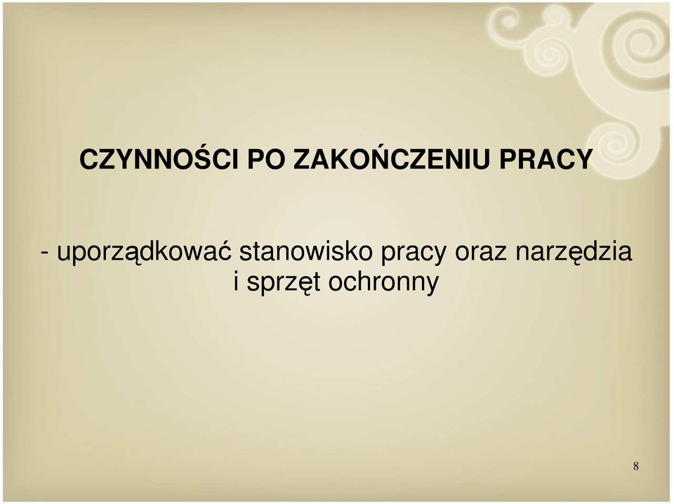 stanowisko pracy oraz