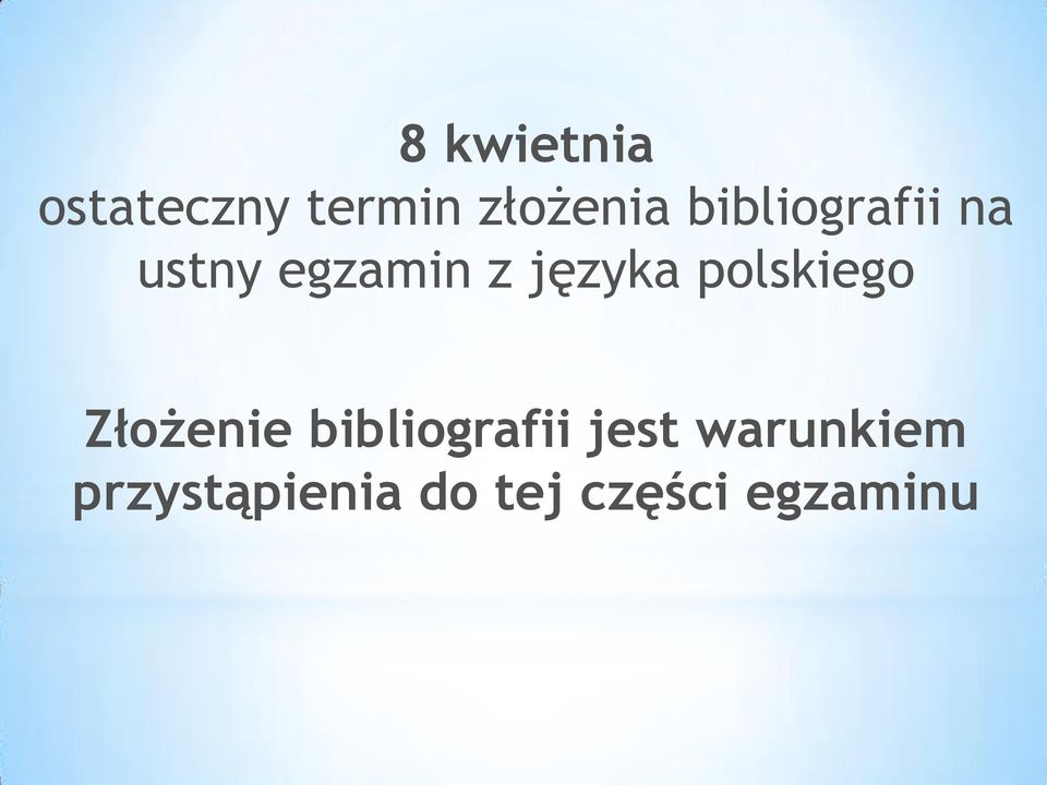 polskiego Złożenie bibliografii jest