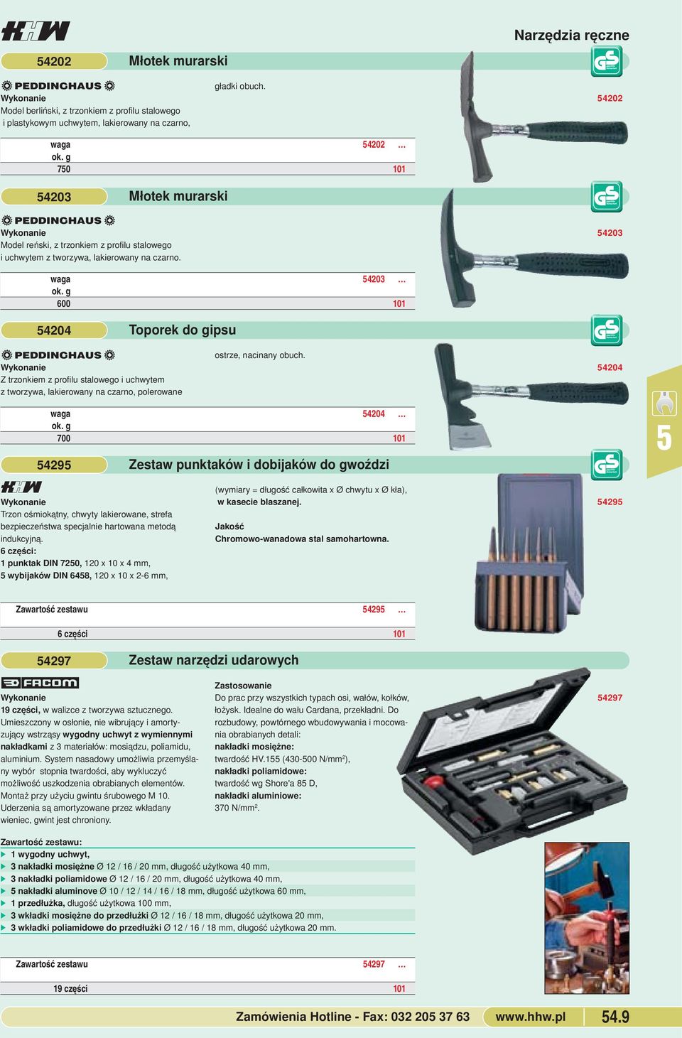 g 600 101 4204 Toporek do gipsu Z trzonkiem z profilu stalowego i uchwytem z tworzywa, lakierowany na czarno, polerowane ostrze, nacinany ouch. 4204 waga 4204 ok.