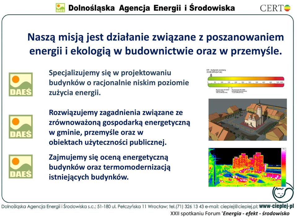 Rozwiązujemy zagadnienia związane ze zrównoważoną gospodarką energetyczną w gminie, przemyśle oraz w