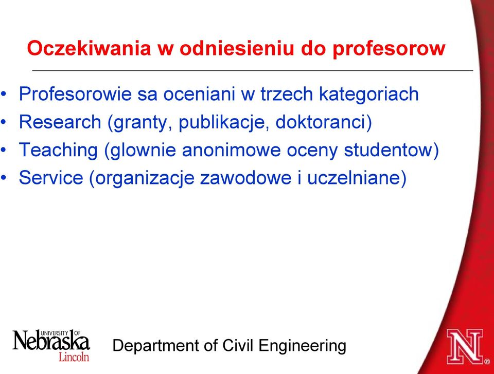 publikacje, doktoranci) Teaching (glownie anonimowe