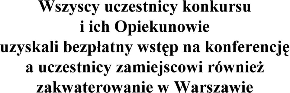 na konferencję a uczestnicy