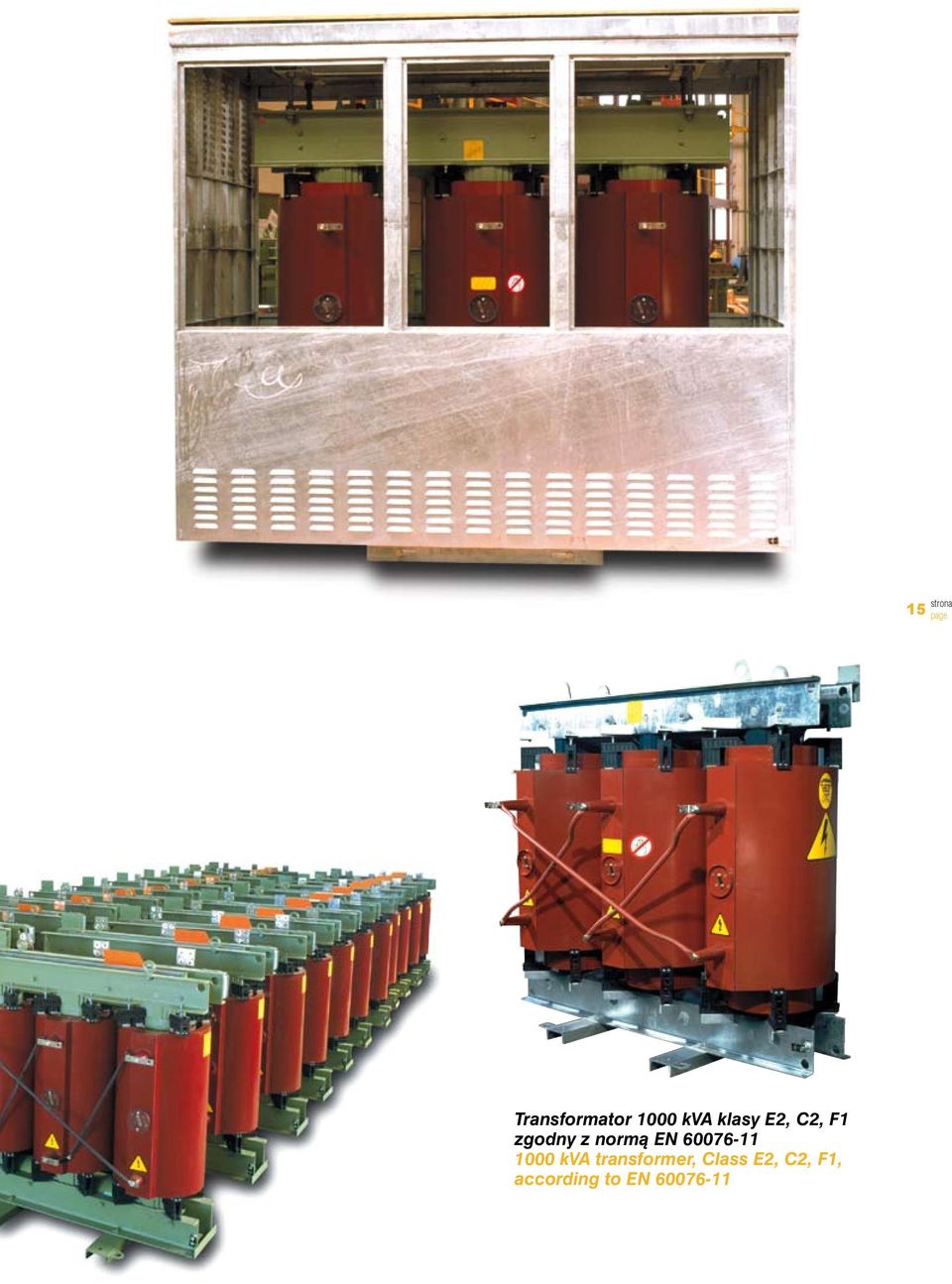 1000 kva transformer, Class E2,