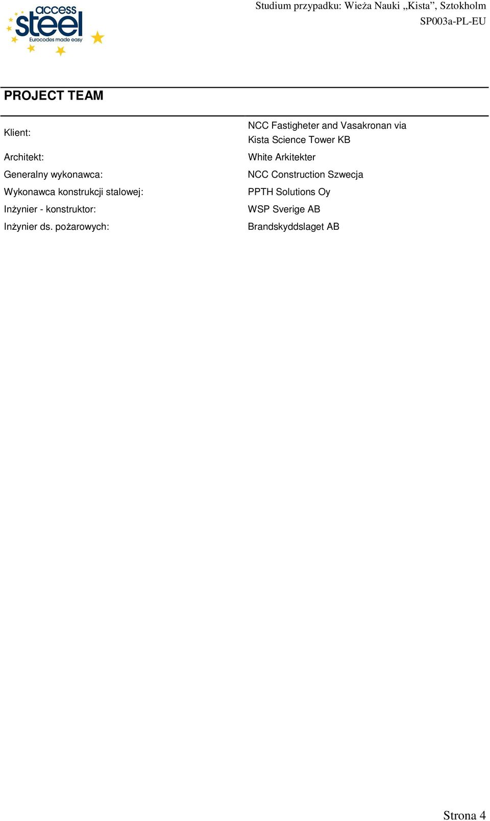 poŝarowych: NCC Fastigheter and Vasakronan via Kista Science Tower KB