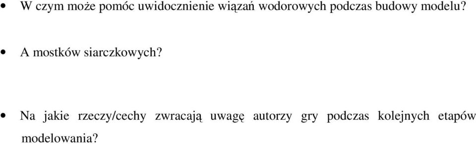 A mostków siarczkowych?