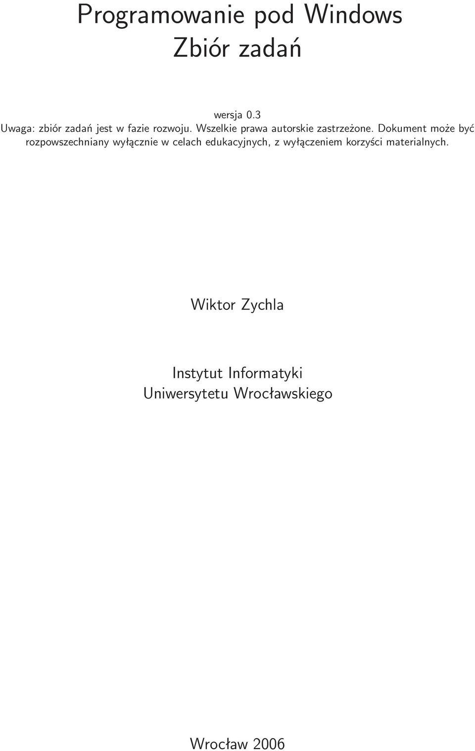 Wszelkie prawa autorskie zastrzeżone.