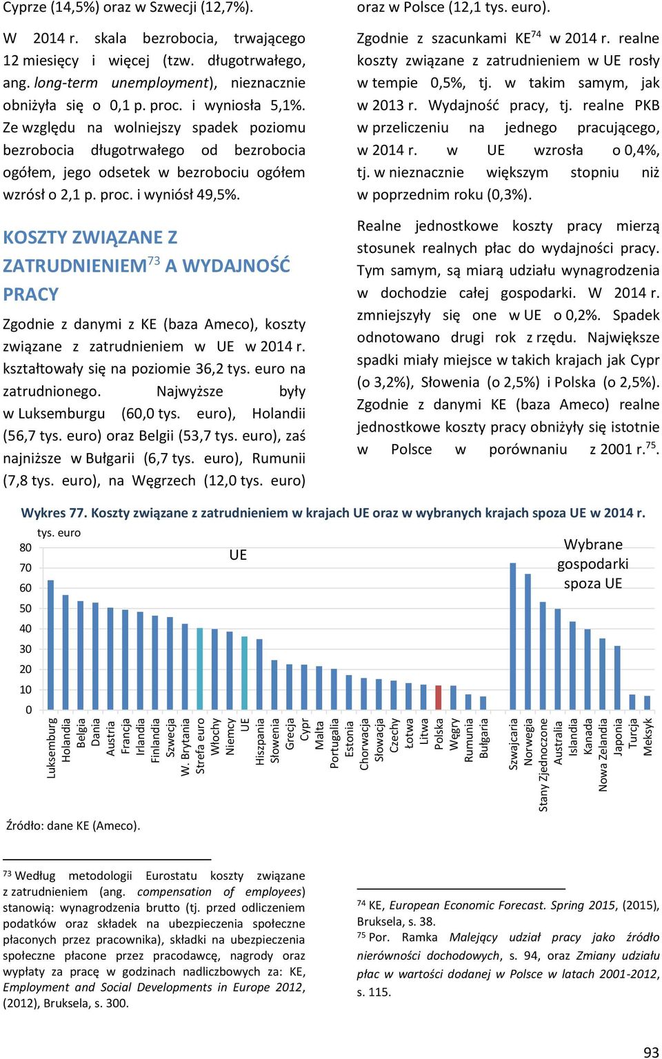 Australia Islandia Kanada Nowa Zelandia Japonia Turcja Meksyk Cyprze (14,) oraz w Szwecji (12,7). W 214 r. skala bezrobocia, trwającego 12 miesięcy i więcej (tzw. długotrwałego, ang.