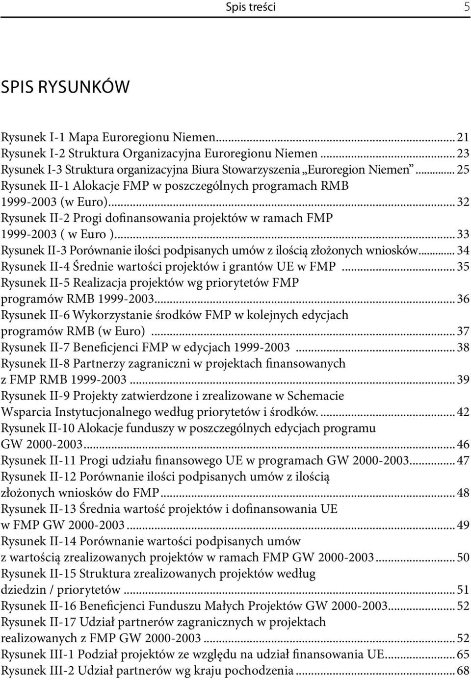 ..33 Rysunek II 3 Porównanie ilości podpisanych umów z ilością złożonych wniosków... 34 Rysunek II 4 Średnie wartości projektów i grantów UE w FMP.