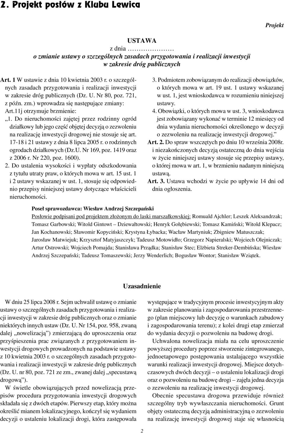 ) wprowadza się następujące zmiany: Art.11j otrzymuje brzmienie: 1.