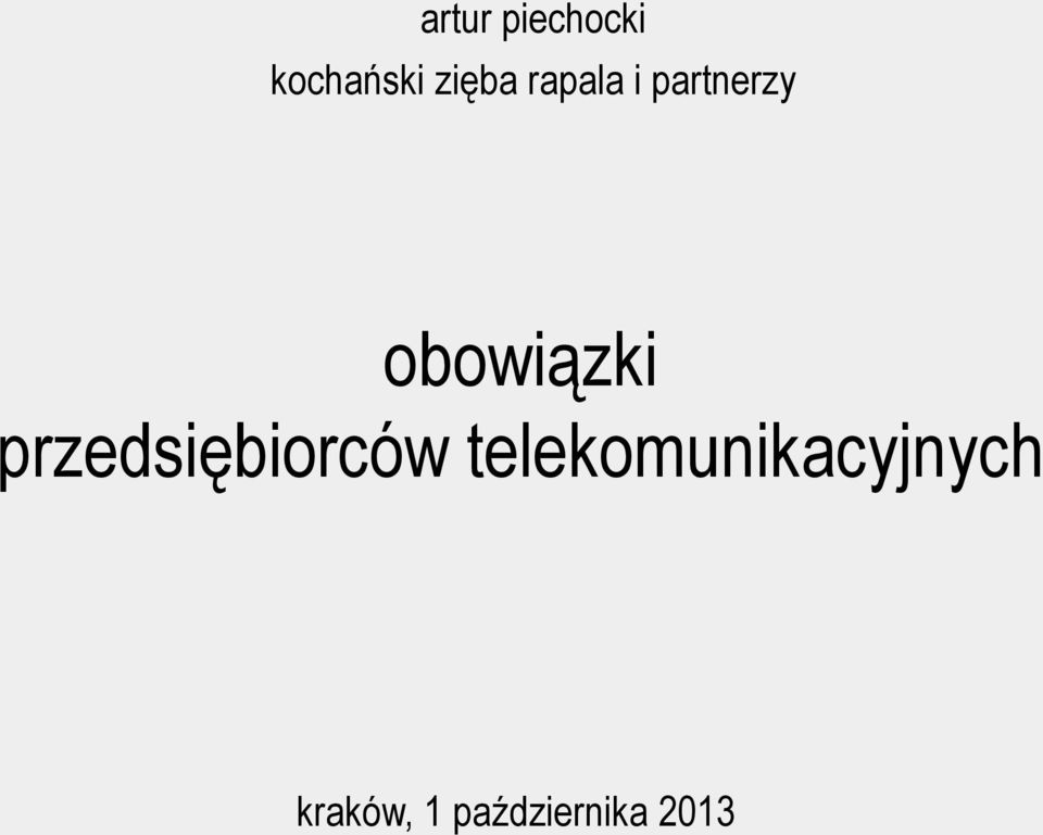 obowiązki przedsiębiorców