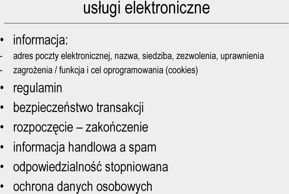 oprogramowania (cookies) regulamin bezpieczeństwo transakcji rozpoczęcie