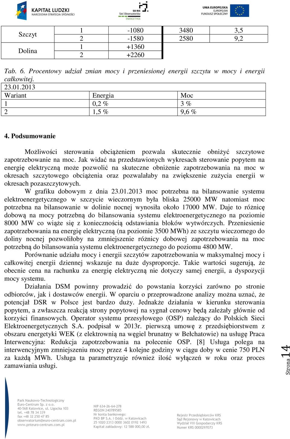 Jak widać na przedstawionych wykresach sterowanie popytem na energię elektryczną może pozwolić na skuteczne obniżenie zapotrzebowania na moc w okresach szczytowego obciążenia oraz pozwalałaby na