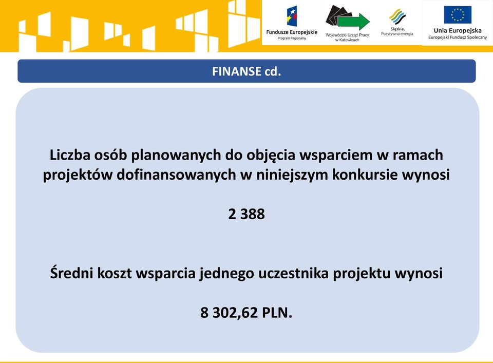 ramach projektów dofinansowanych w niniejszym