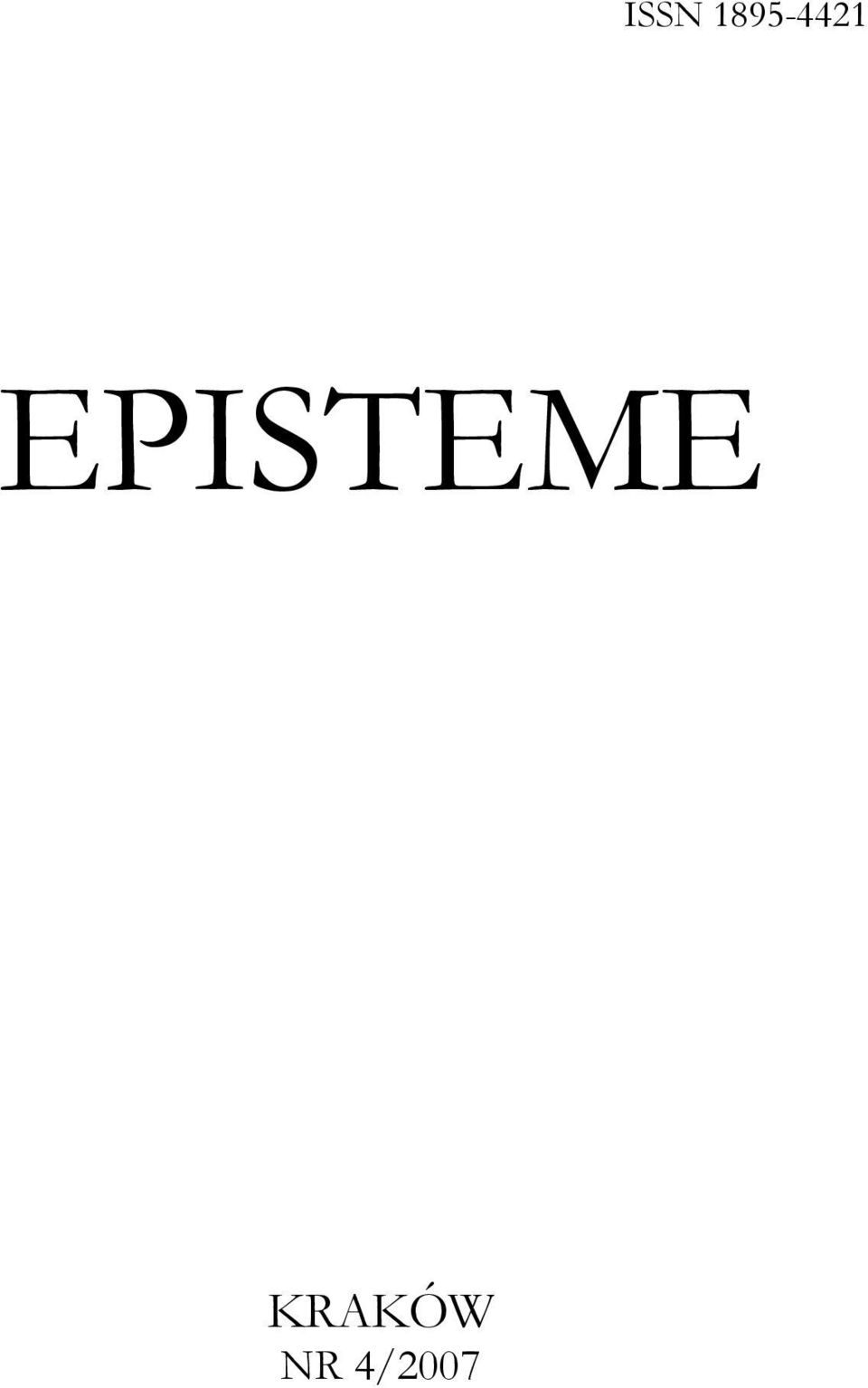 EPISTEME