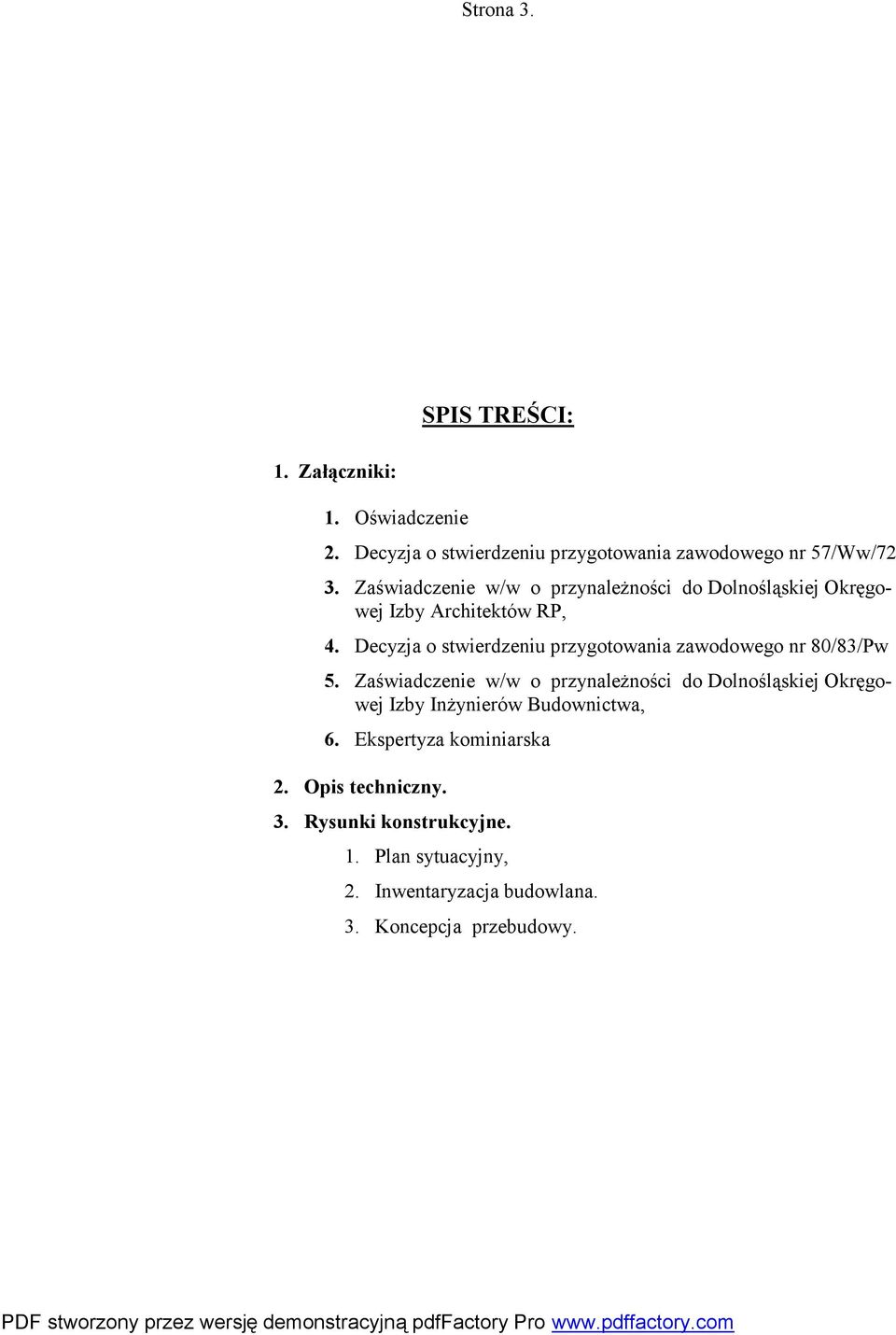 Decyzja o stwierdzeniu przygotowania zawodowego nr 80/83/Pw 5.