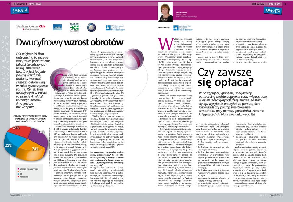 Rynek firm działających w Polsce to prawie 4 mld zł rocznego obrotu. A to jeszcze nie wszystko. Obroty generowane przez firmy zajmujące się outsourcingiem poszczególnych obszarów.