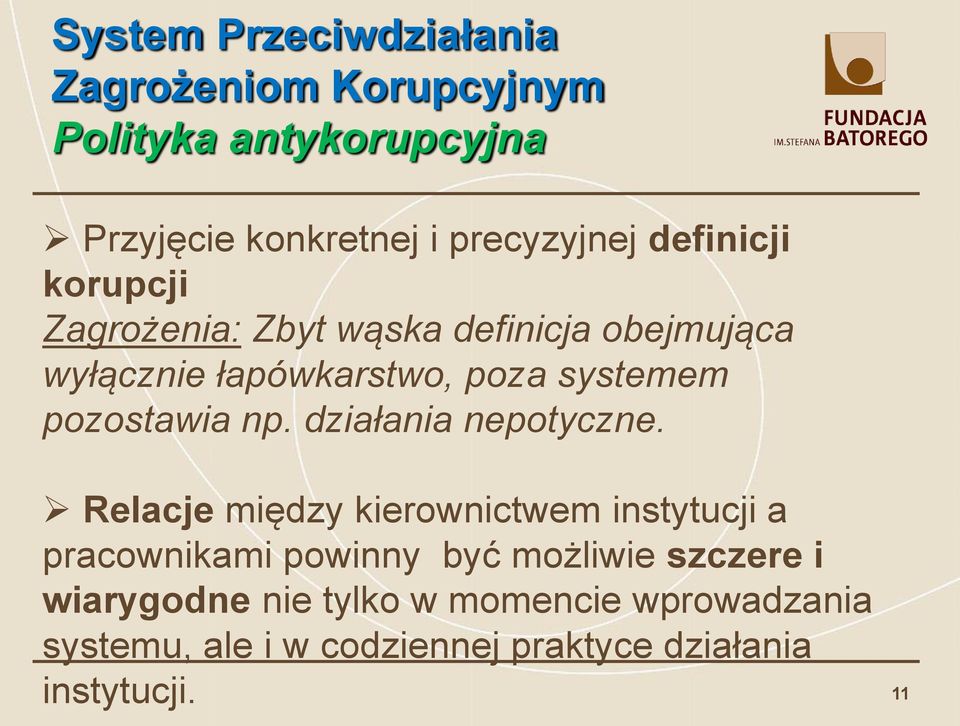 pozostawia np. działania nepotyczne.