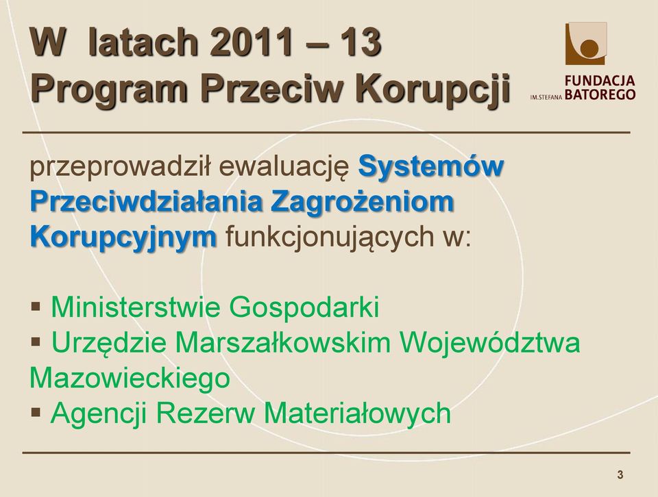 funkcjonujących w: Ministerstwie Gospodarki Urzędzie