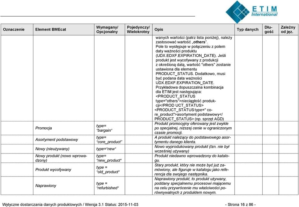 Pole to występuje w połączeniu z polem daty ważności produktu (UDX.EDXF.EXPIRATION_DATE).