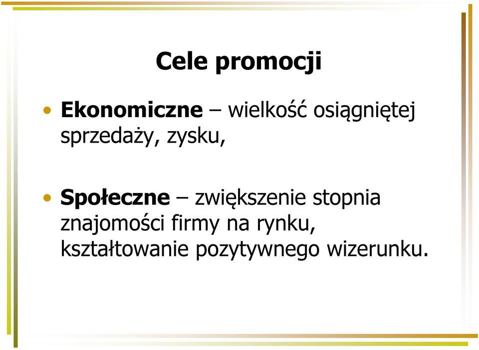 zwiększenie stopnia znajomości firmy na