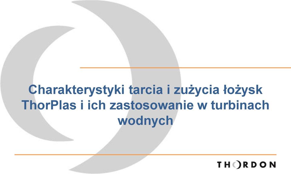 łożysk ThorPlas i ich