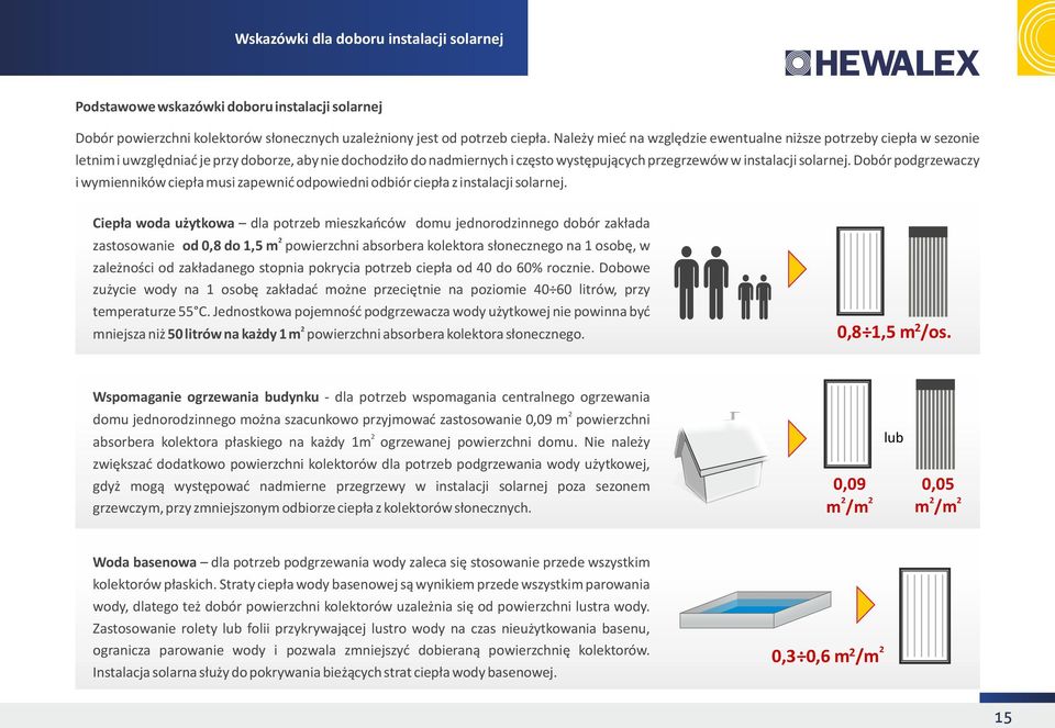 Dbór pdgrzewaczy i wymienników ciepła musi zapewnić dpwiedni dbiór ciepła z instalacji slarnej.