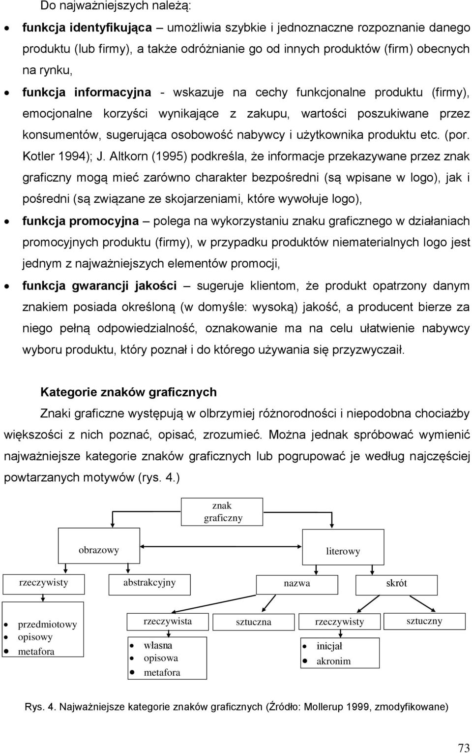 produktu etc. (por. Kotler 1994); J.