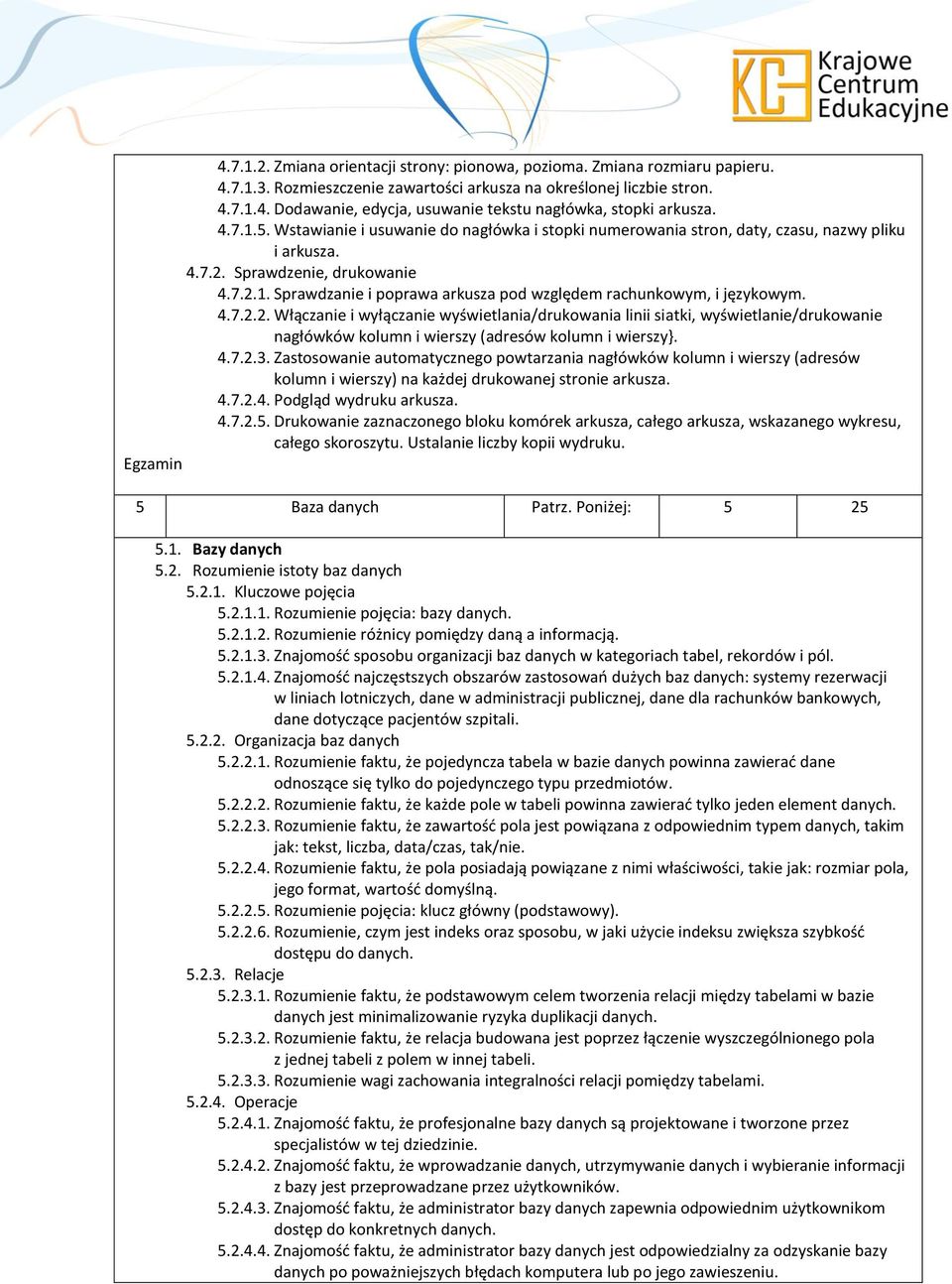 4.7.2.2. Włączanie i wyłączanie wyświetlania/drukowania linii siatki, wyświetlanie/drukowanie nagłówków kolumn i wierszy (adresów kolumn i wierszy}. 4.7.2.3.